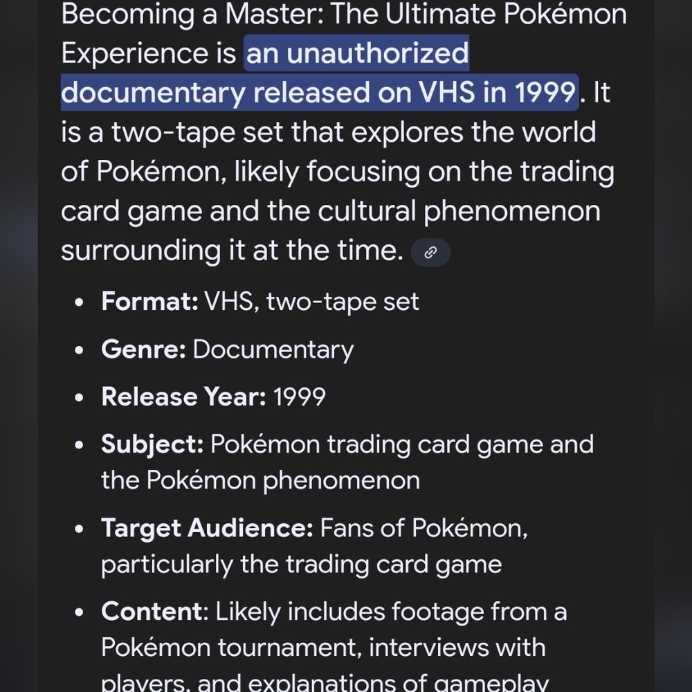 Becoming a Master: The Ultimate Pokémon Experience VHS Set - Picture 7 of 7